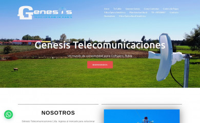 genesistelecomunicaciones.cl screenshot