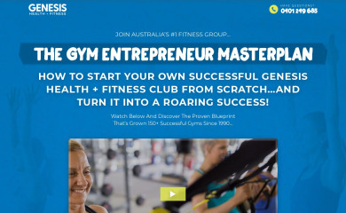 genesisfitnessfranchising.com.au screenshot