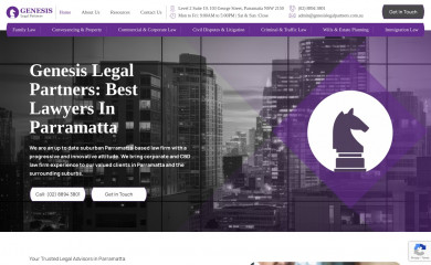 genesislegalpartners.com.au screenshot