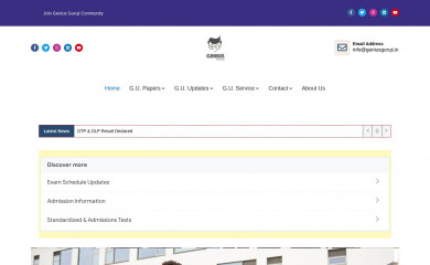 geniusguruji.in screenshot
