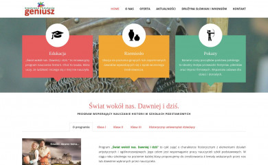 geniusz.edu.pl screenshot