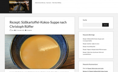 genial-lecker.de screenshot
