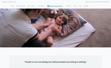 gentletouchshiatsu.com.au screenshot
