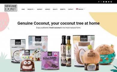genuinecoconut.com screenshot