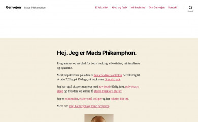 genvejen.dk screenshot