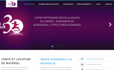 gestescenique.com screenshot