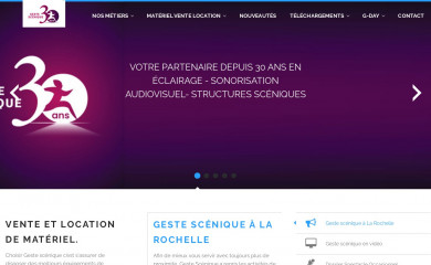 gestescenique.com screenshot