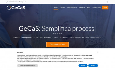 gestionaleservizisociali.it screenshot