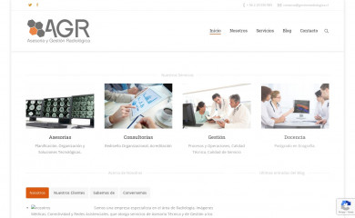 gestionradiologica.cl screenshot