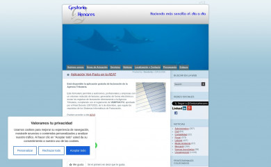 gestoriahenares.com screenshot