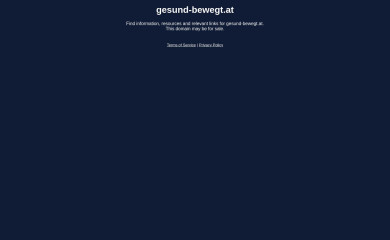 gesund-bewegt.at screenshot