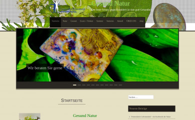 gesund-natur.de screenshot