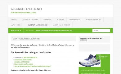 gesundes-laufen.net screenshot