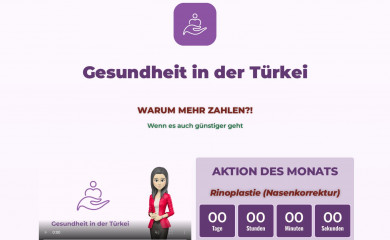gesundheitindertuerkei.de screenshot