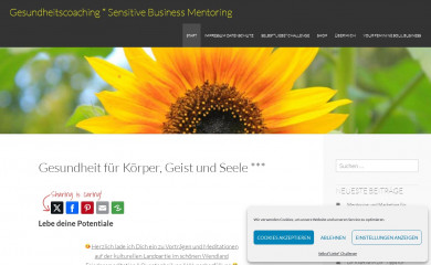 gesundheitspraxis-energetics.de screenshot