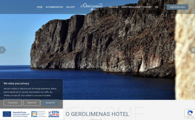gerolimenas-hotels.com screenshot