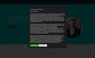 gerald-kaltenbrunner.at screenshot