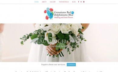 geraniumsred.com screenshot