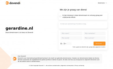 gerardine.nl screenshot