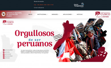 gereducusco.gob.pe screenshot