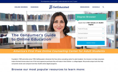 geteducated.com screenshot