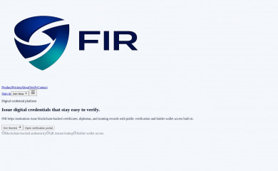 getfir.com screenshot
