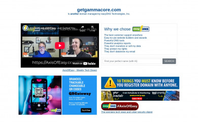 getgammacore.com screenshot