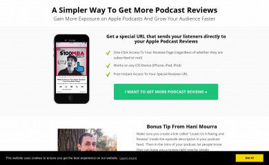 getpodcast.reviews screenshot