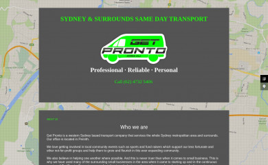 getpronto.com.au screenshot