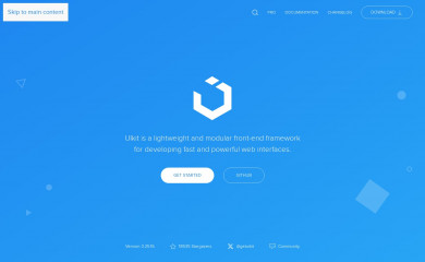 https://getuikit.com/ screenshot