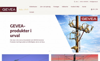 gevea.se screenshot