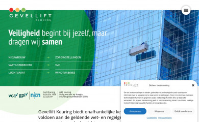 gevellift-keuring.nl screenshot
