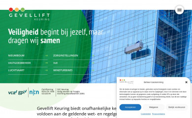 gevellift-keuring.nl screenshot