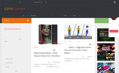 gfxcamp.com screenshot