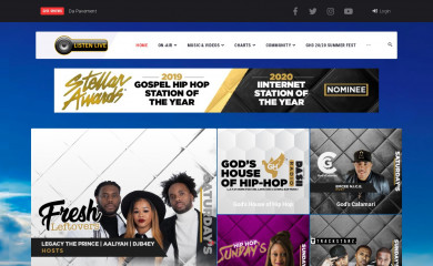 gh3radio.com screenshot