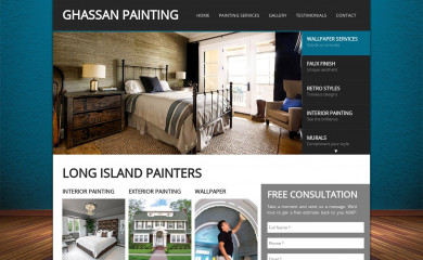 ghassanpainting.com screenshot
