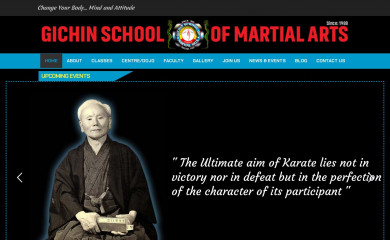 gichinschoolofmartialarts.com screenshot