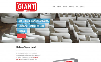 giantsign.com screenshot