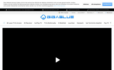 gigabluebox.de screenshot