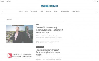 gigastartups.com screenshot