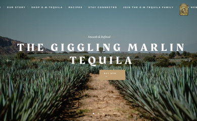 gigglingmarlintequila.com screenshot