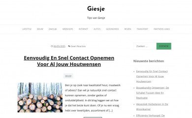 giesje.nl screenshot