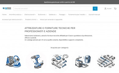 gifersrl.com screenshot