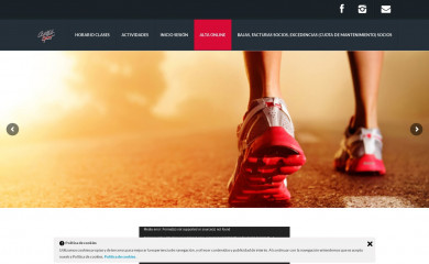 gimnasiocentralsport.es screenshot