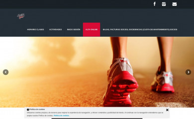 gimnasiocentralsport.es screenshot