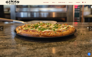 ginaspizza.com screenshot