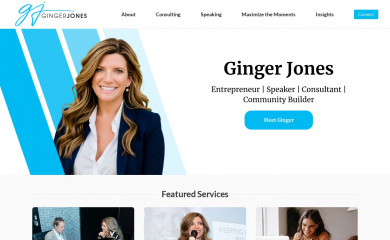 gingerjones.com screenshot