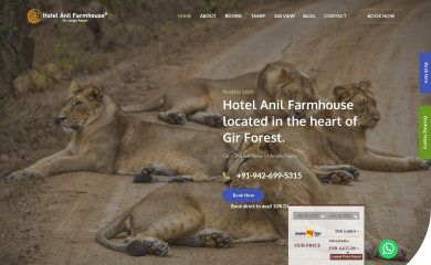 girjungleresort.com screenshot