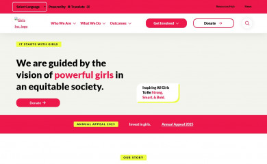 girlsinctaunton.org screenshot