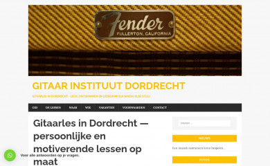 gitaarlesindordrecht.nl screenshot